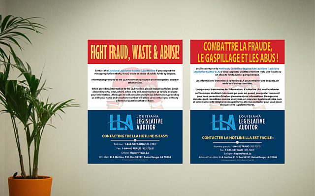 Report Fraud | LLA
